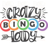 DTF Screen Print Image - Crazy Bingo Lady